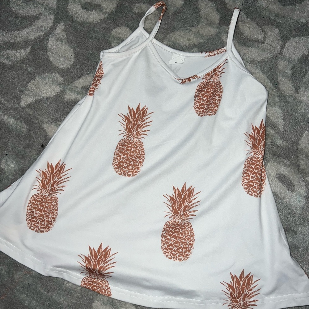Toddler girl SHEIN pineapple dress